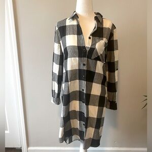 Black & White Plaid Dress